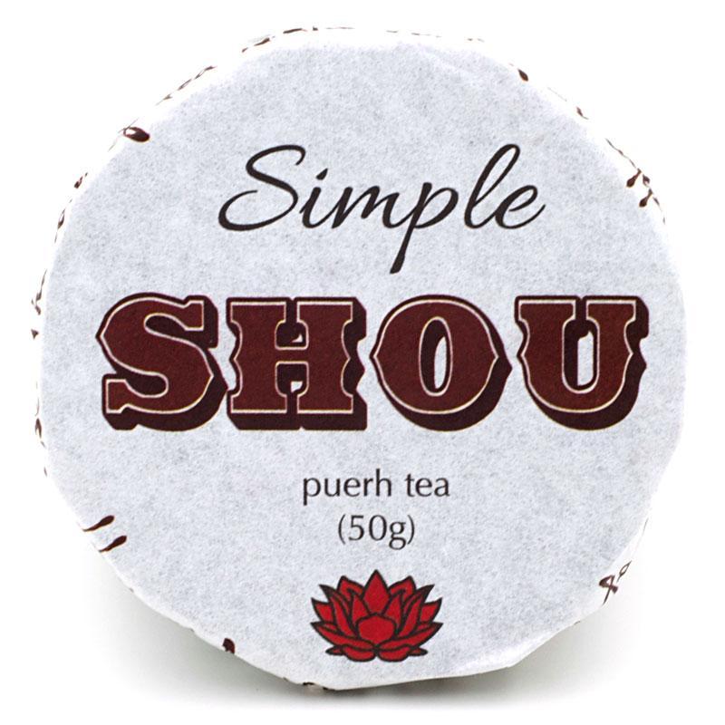 Shou Logo - Simple Shou Shou / Ripe Puerh from Crimson Lotus Tea - FREE SH