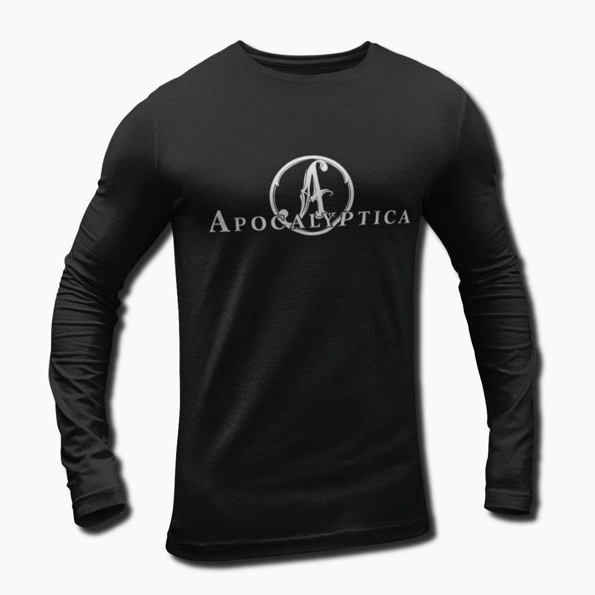 Apocalyptica Logo - Apocalyptica Band Long Sleeve T-Shirt, Apocalyptica Logo Longsleeve Tee  Shirt, Symphonic Heavy Metal Merchandise