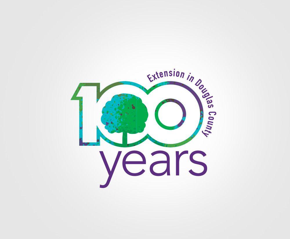 100 Logo - Douglas County Extension Design, Graphic Design, Logo