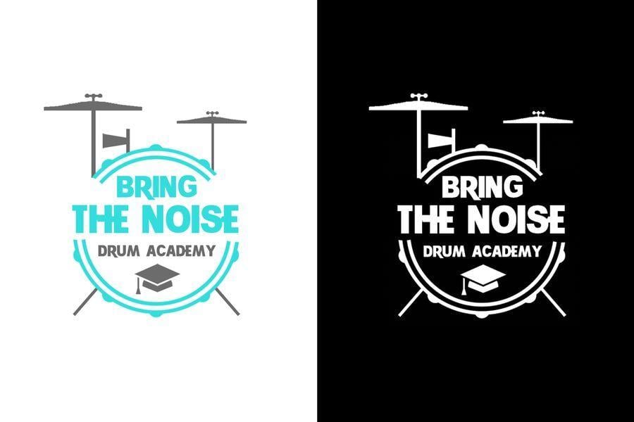 Drum Logo - Entry by ovaisahmed4 for Logo design for a Drum Academy