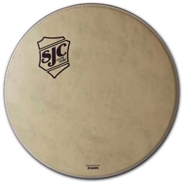 Drum Logo - SJC Shield Logo Bass Drum Heads