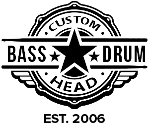 Drum Logo - Custom Bass Drum Head Printing