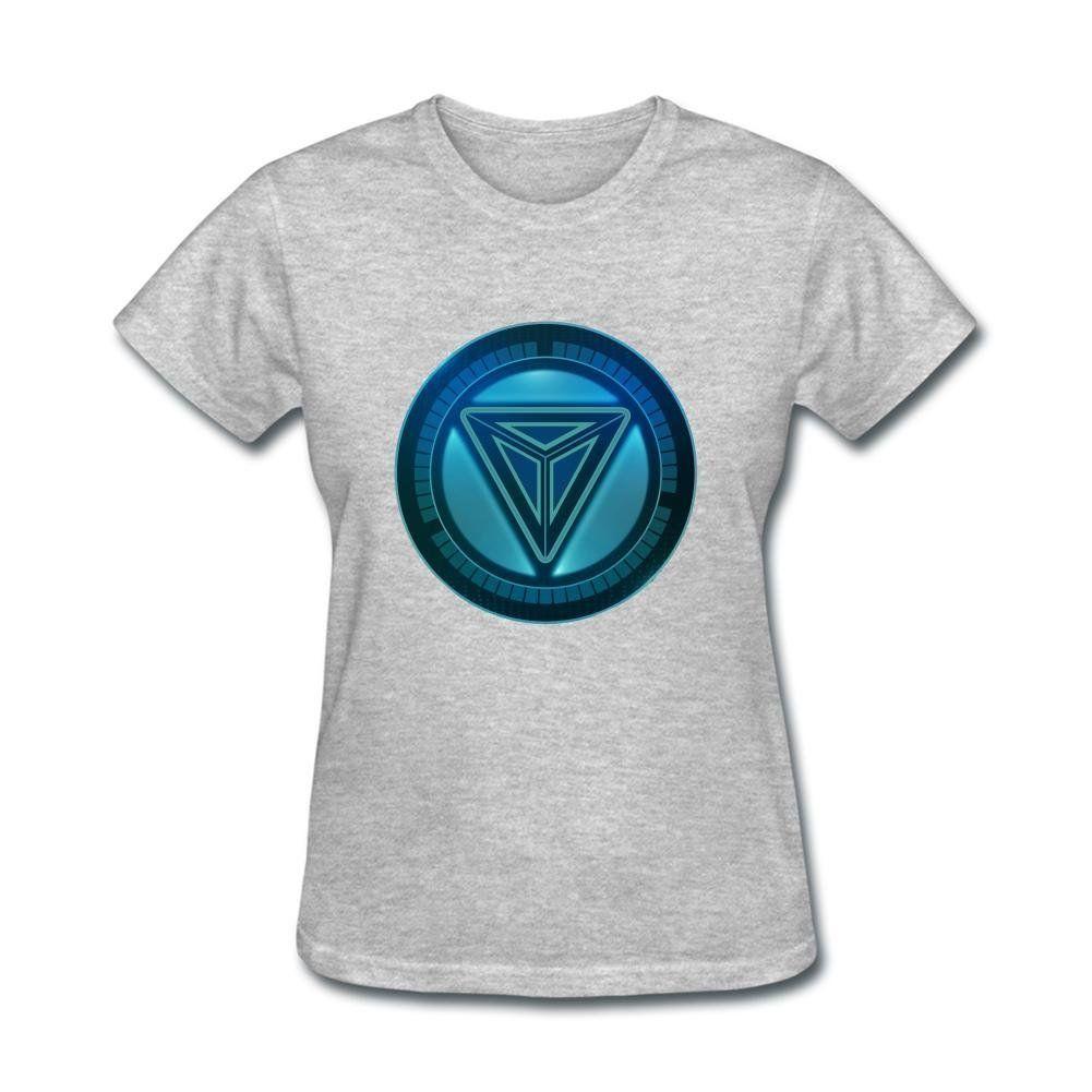 Jarvis Logo - Amazon.com: JuDian Stark Industries Jarvis Logo T shirt For Women ...