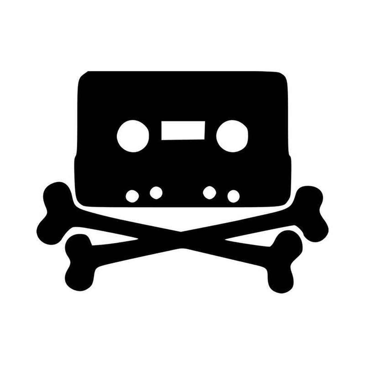 Cassette Logo - The Pirate Bay Cassette Logo Vinyl Decal Sticker