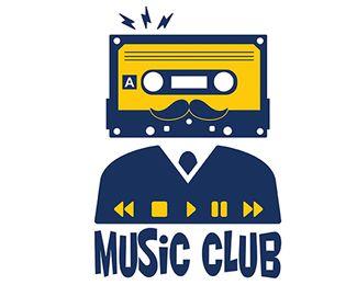 Cassette Logo - Music Club Designed by chelu | BrandCrowd