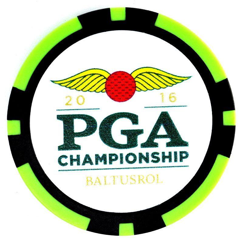 Baltusrol Logo - Details about 2016 PGA CHAMPIONSHIP (Baltusrol) - Green - POKER CHIP Golf  Ball Marker
