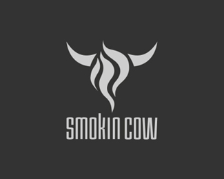 Smokin' Logo - Logopond, Brand & Identity Inspiration (Smokin Cow)