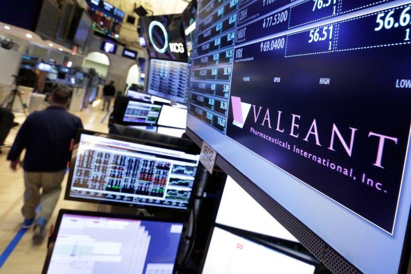 Valeant Logo - Valeant files overdue financial report, ending debt default, but its ...