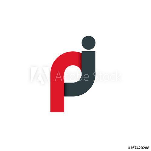 RI Logo - Initial Letter PI RI Linked Rounded Design Logo - Buy this stock ...