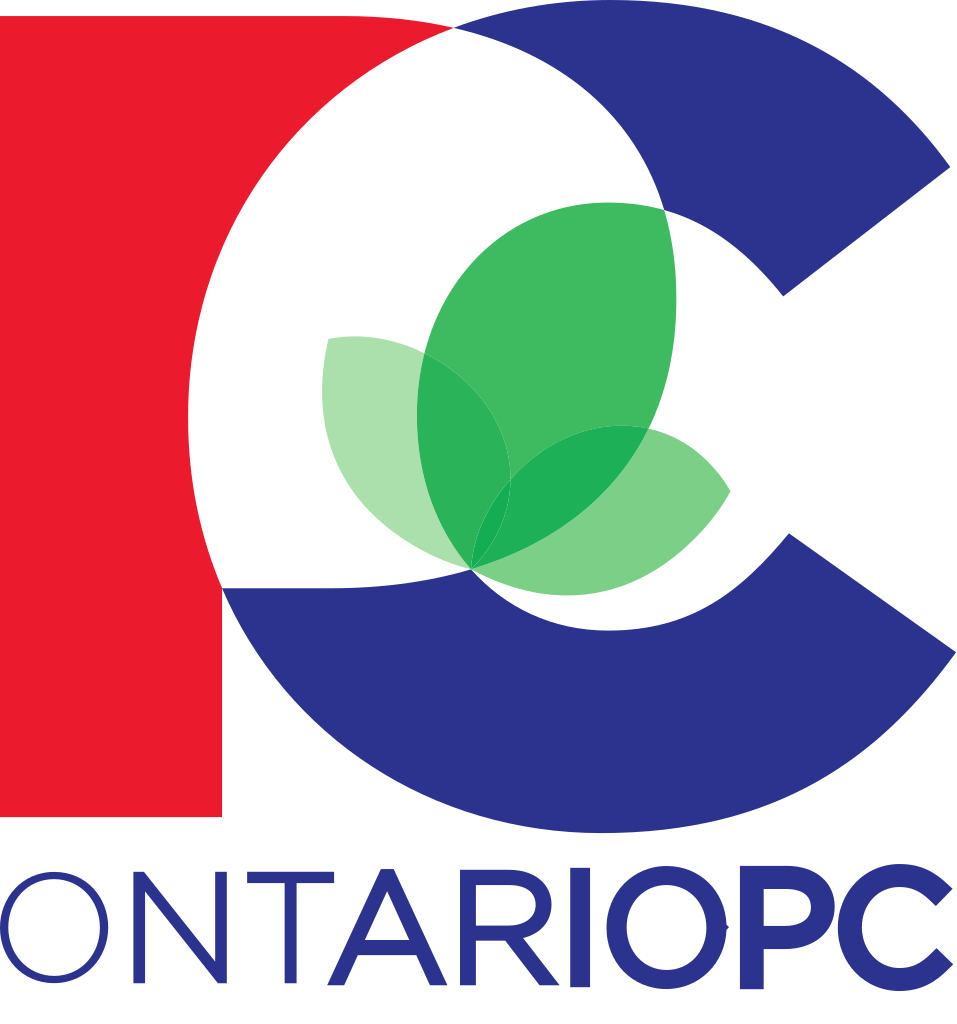 Conservative Logo - Ontario Progressive Conservative Party Logo (With Name).svg