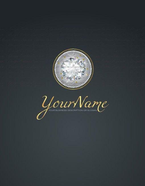 Jewel Logo - Exclusive Design: luxury Jewel Logo + Compatible FREE Business Card