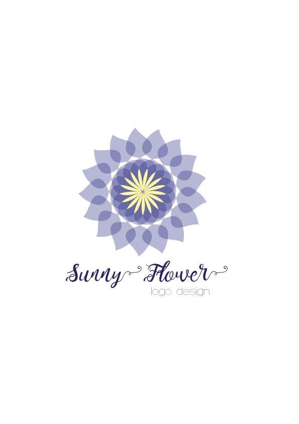 Sunny Logo - Sunny Flower Logo Design