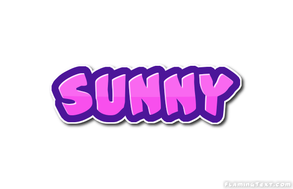 Sunny Logo - Sunny Logo. Free Name Design Tool from Flaming Text