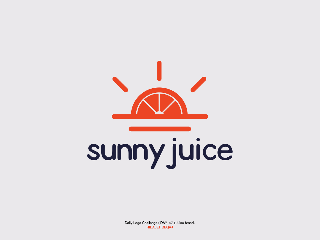 Sunny Logo - Daily Logo Challenge Day 47 Sunny Juice by Hidajet Beqaj on Dribbble