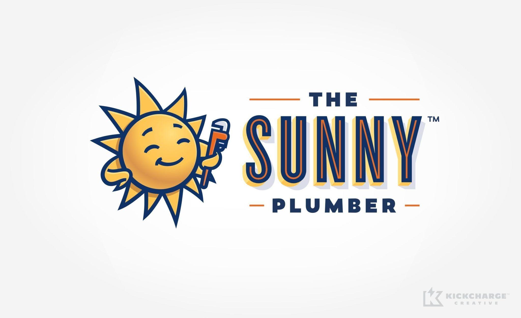 Sunny Logo - The Sunny Plumber - KickCharge Creative | kickcharge.com ...