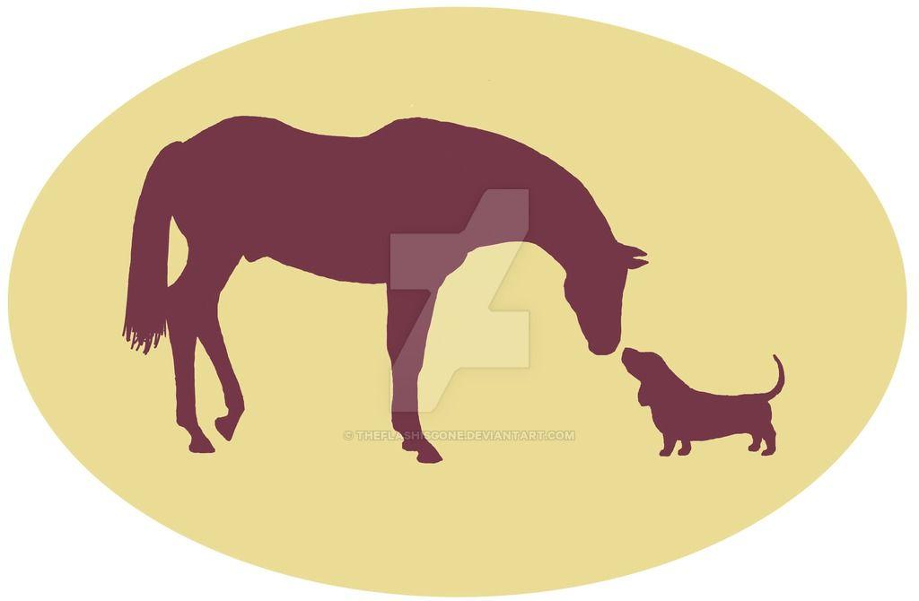 Basset Logo - Quarter horse and basset logo