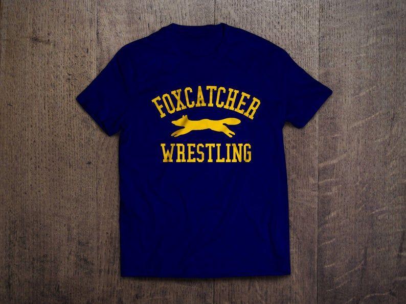 Foxcatcher Logo - FOX CATCHER WRESTLING Mens T-Shirt - all sizes available - wrestling team  foxcatcher us team training vintage logo tee UG670