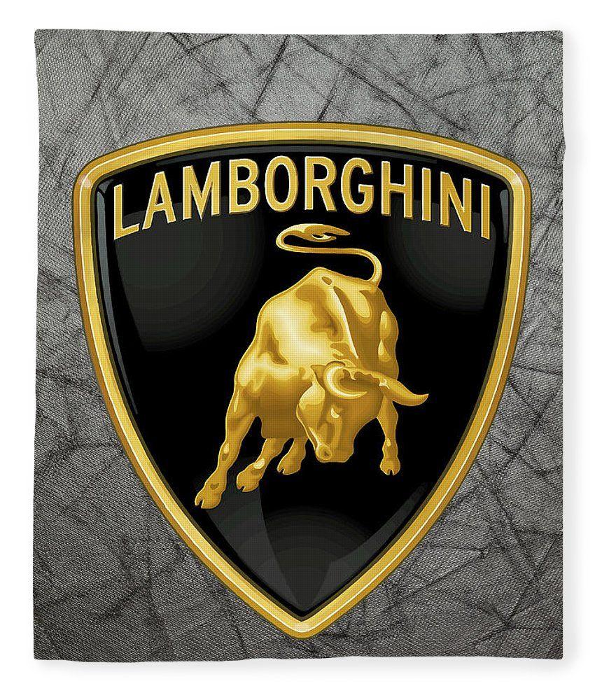 Lamborghini Logo - Lamborghini Logo Fleece Blanket