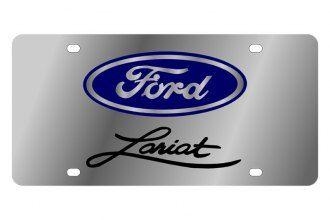 Lariat Logo - Eurosport Daytona® - Ford Motor Company License Plate with Lariat Logo and  Ford Emblem