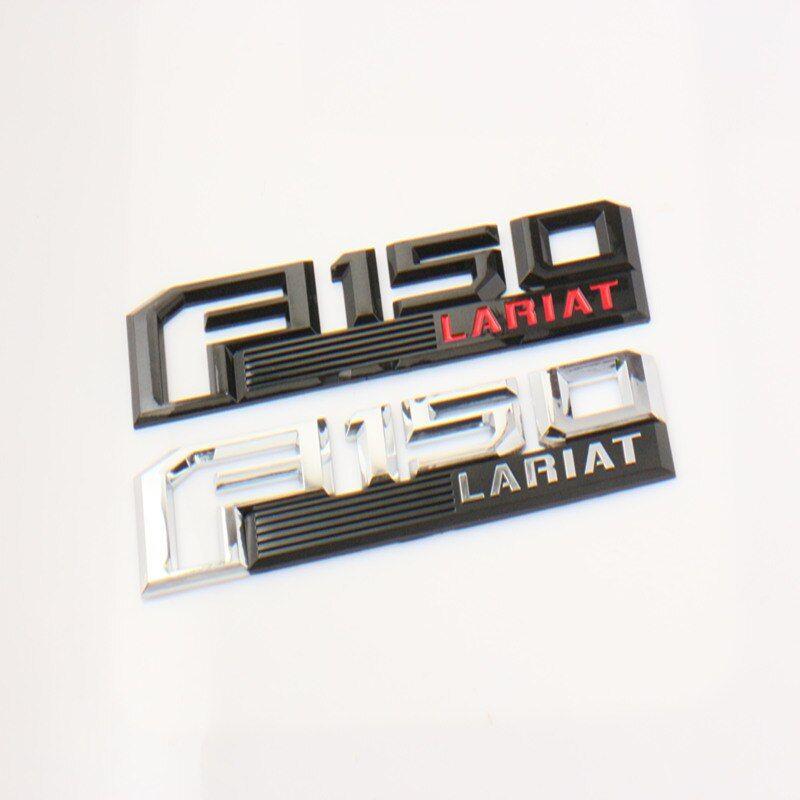 Lariat Logo - US $15.0 |Car Styling 3D ABS Chrome Logo Car Sticker F150 LARIAT Emblem  Badge Door Decal Auto Accessories for F150 Badge-in Car Stickers from ...