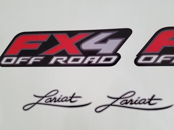 Lariat Logo - Ford Lariat Decal Set