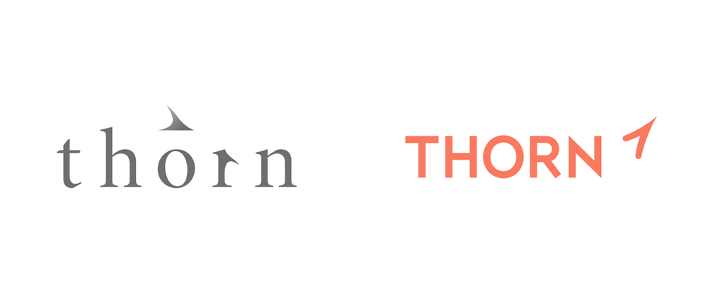 Thorn Logo - Brand New: New Logo and Identity for Thorn