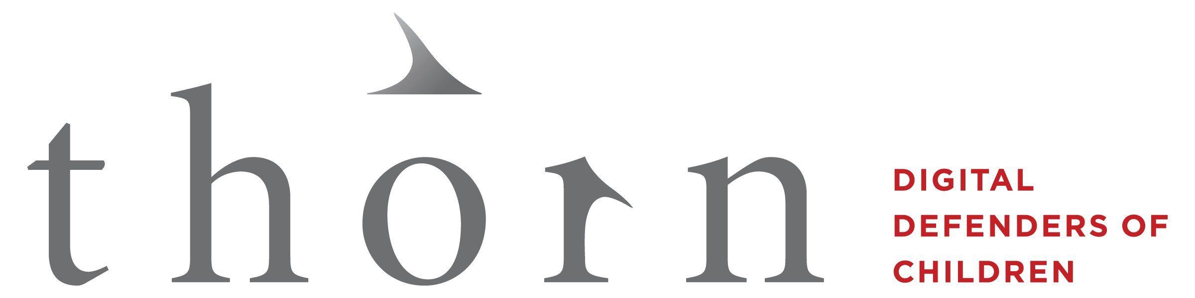 Thorn Logo - Thorn: Digital Defenders of Children - Tech Nonprofit