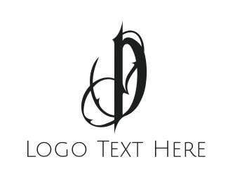 Thorn Logo - Gothic Letter D Logo