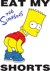 Simpson Logo - Bart Simpson Eat My Shorts Logo Vector (.EPS) Free Download