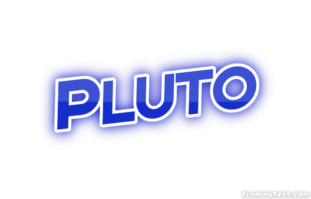 Pluto Logo - United States of America Logo | Free Logo Design Tool from Flaming Text