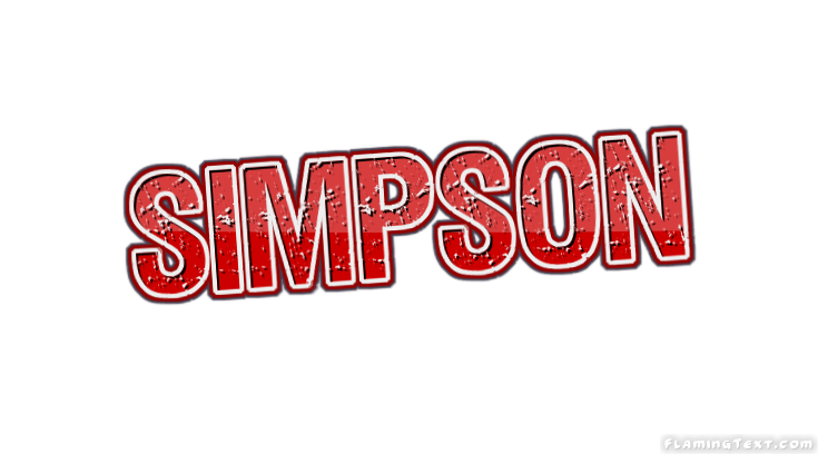 Simpson Logo - Simpson Logo | Free Name Design Tool from Flaming Text