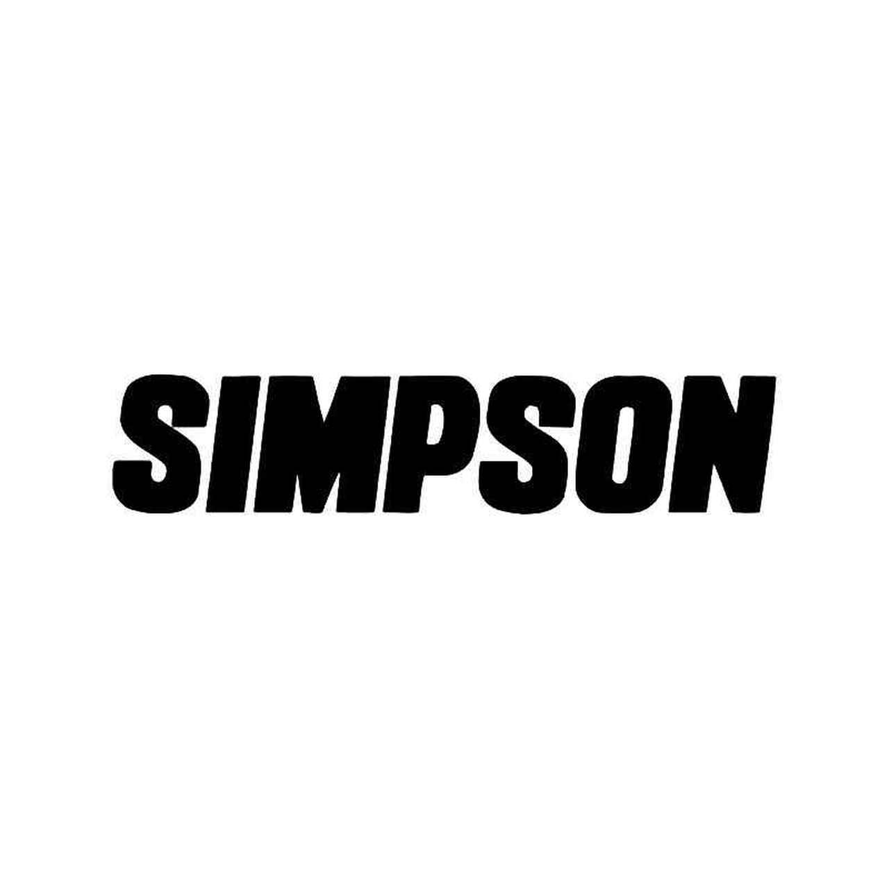 Simpson Logo - Simpson Logo 1 Vinyl Sticker