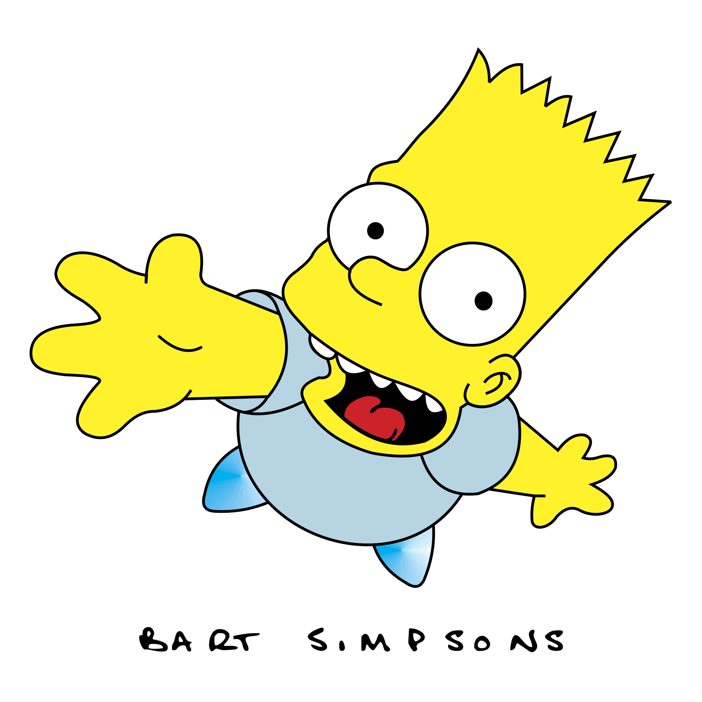 Simpson Logo - Bart Simpson Logo PNG Transparent & SVG Vector - Freebie Supply