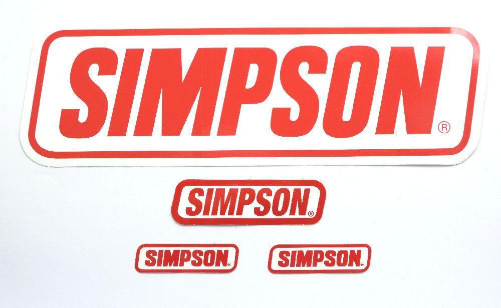 Simpson Logo - American SIMPSON Simpson pure sticker LOGO set parallel import goods
