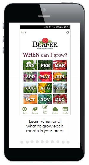 Burpee Logo - Garden Time Planner APP