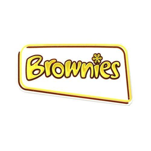 Brownie Logo - Brownies logo rubber badge | Girlguiding Shop
