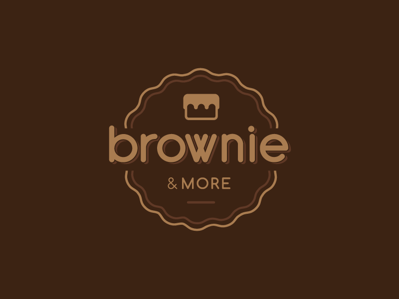 Brownie Logo - Brownie & More by Carlos Eduardo Gonçalves on Dribbble