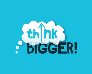 Bigger Logo - Logopond, Brand & Identity Inspiration (Think BIGGER!)