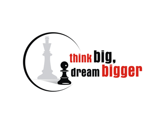 Bigger Logo - Think big, dream bigger logo design