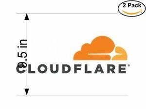 CloudFlare Logo - Details about cloudflare logo preview 2 Stickers 9.5 Inches Sticker Decal