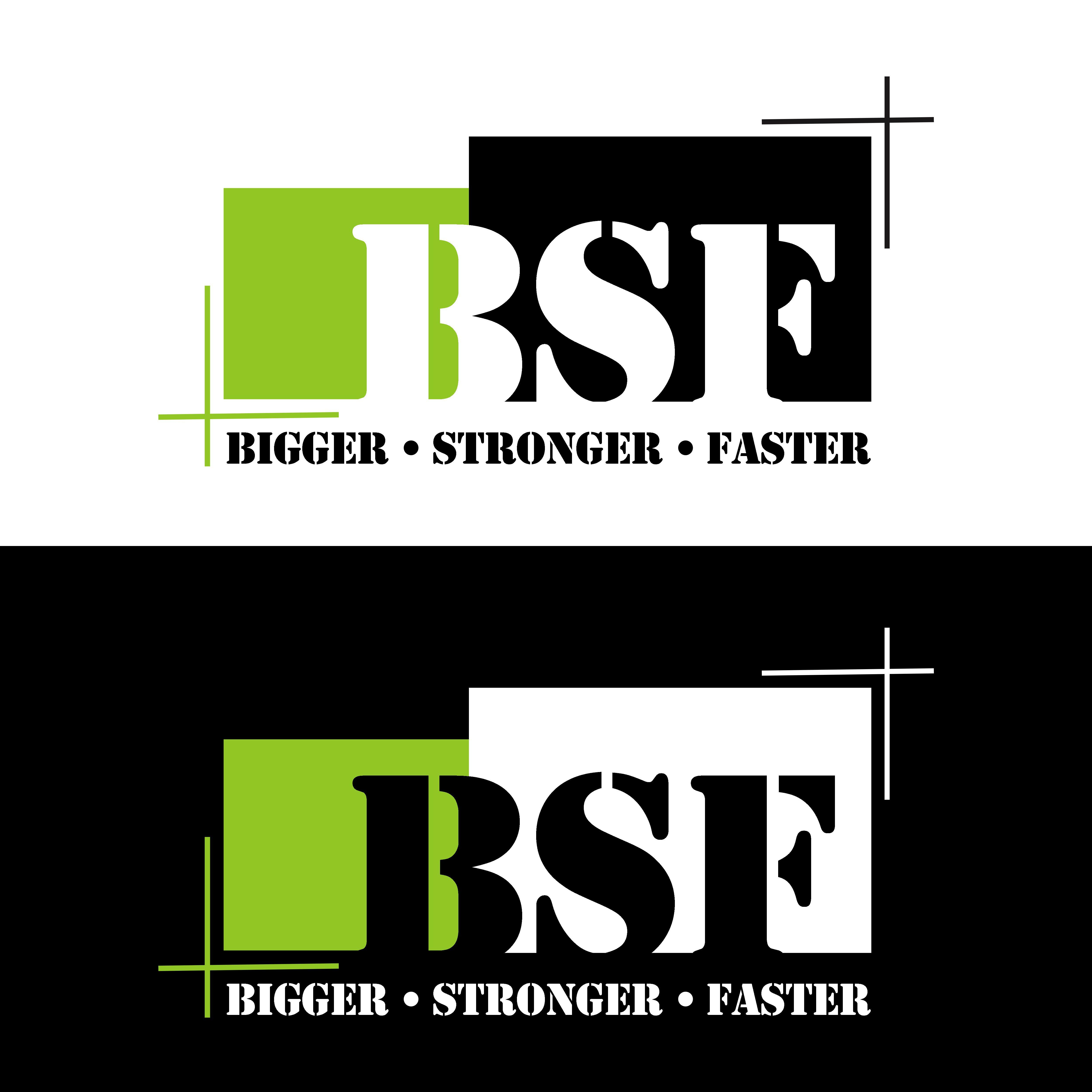Bigger Logo - Logo Design for BSF Stronger Faster OR just Bigger Stronger