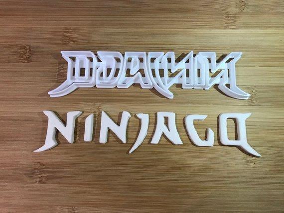 Ninjago Logo - Ninjago Logo Cookie Fondant Cutter Cake Decoration UK seller