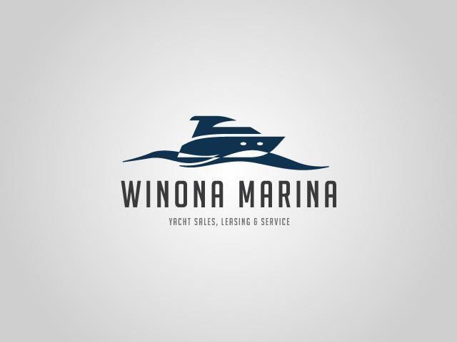 Marina Logo - Marina Logo Template | Logo Templates | Logo templates, Templates, Logos