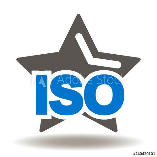 Organization's Logo - ISO Star Icon Vector. International Standard Quality Certified ...