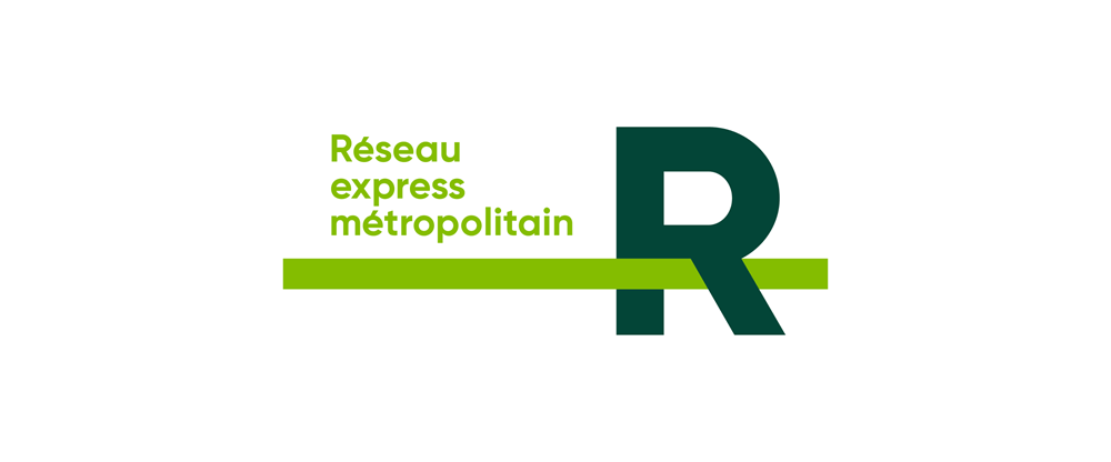 Rem Logo - Brand New: New Name and Logo for Réseau Express Métropolitain