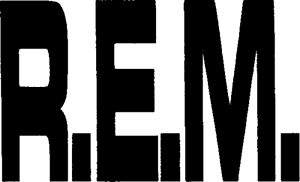 Rem Logo - Details About 17030 Black R.E.M. Logo REM Alt Rock Music Band 90's Rub On Vinyl Sticker Decal