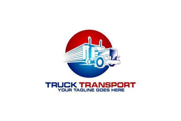 Transport Logo - Truck Transport Logo + Stationery