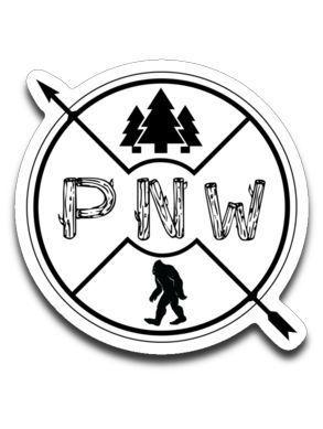 PNW Logo - PNW Compass Sticker | The best of the Pacific Northwest | Logos ...