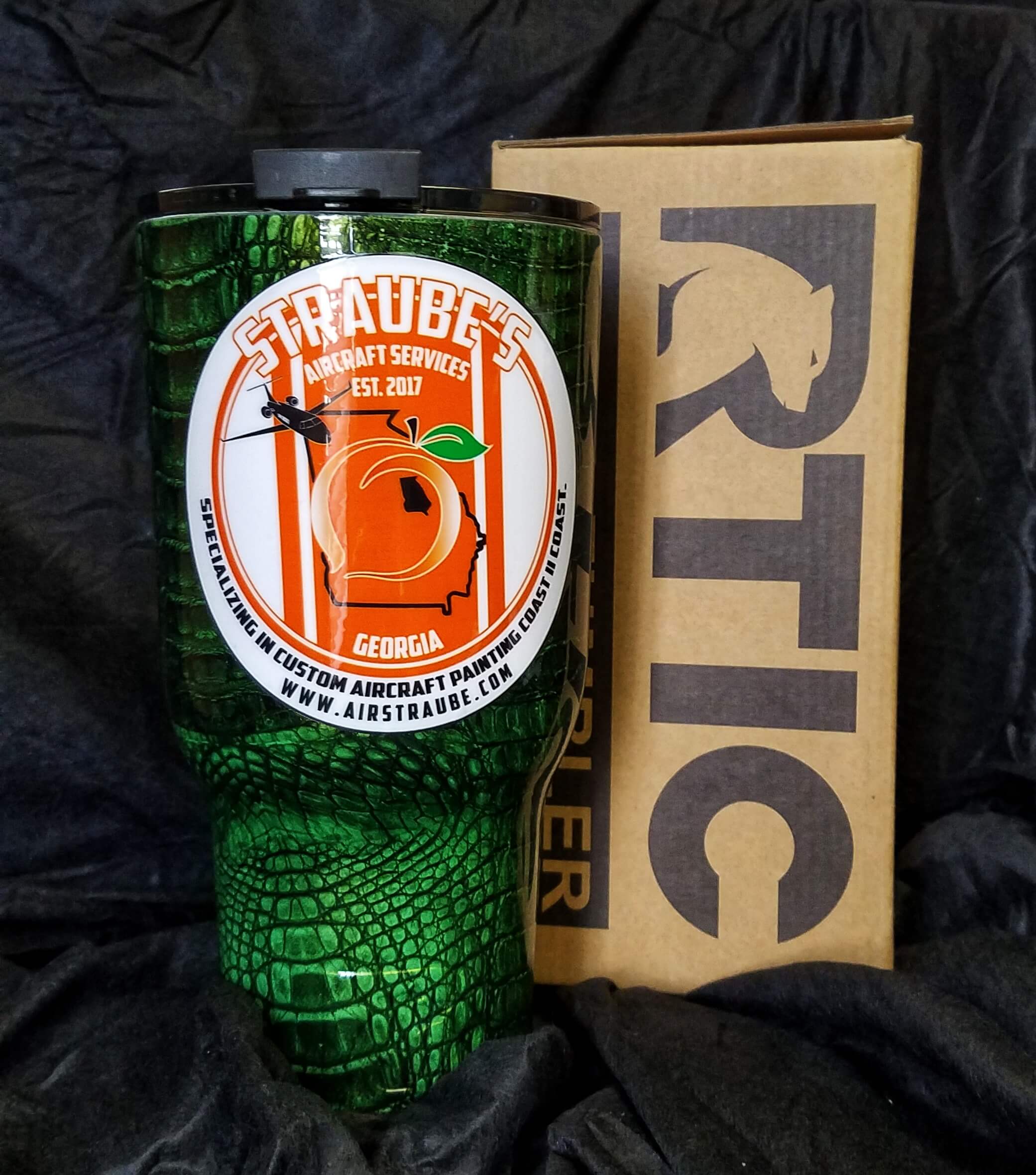 Rtic Logo - RTIC Custom 40 oz. Straube's Georgia Location Logo Tumbler