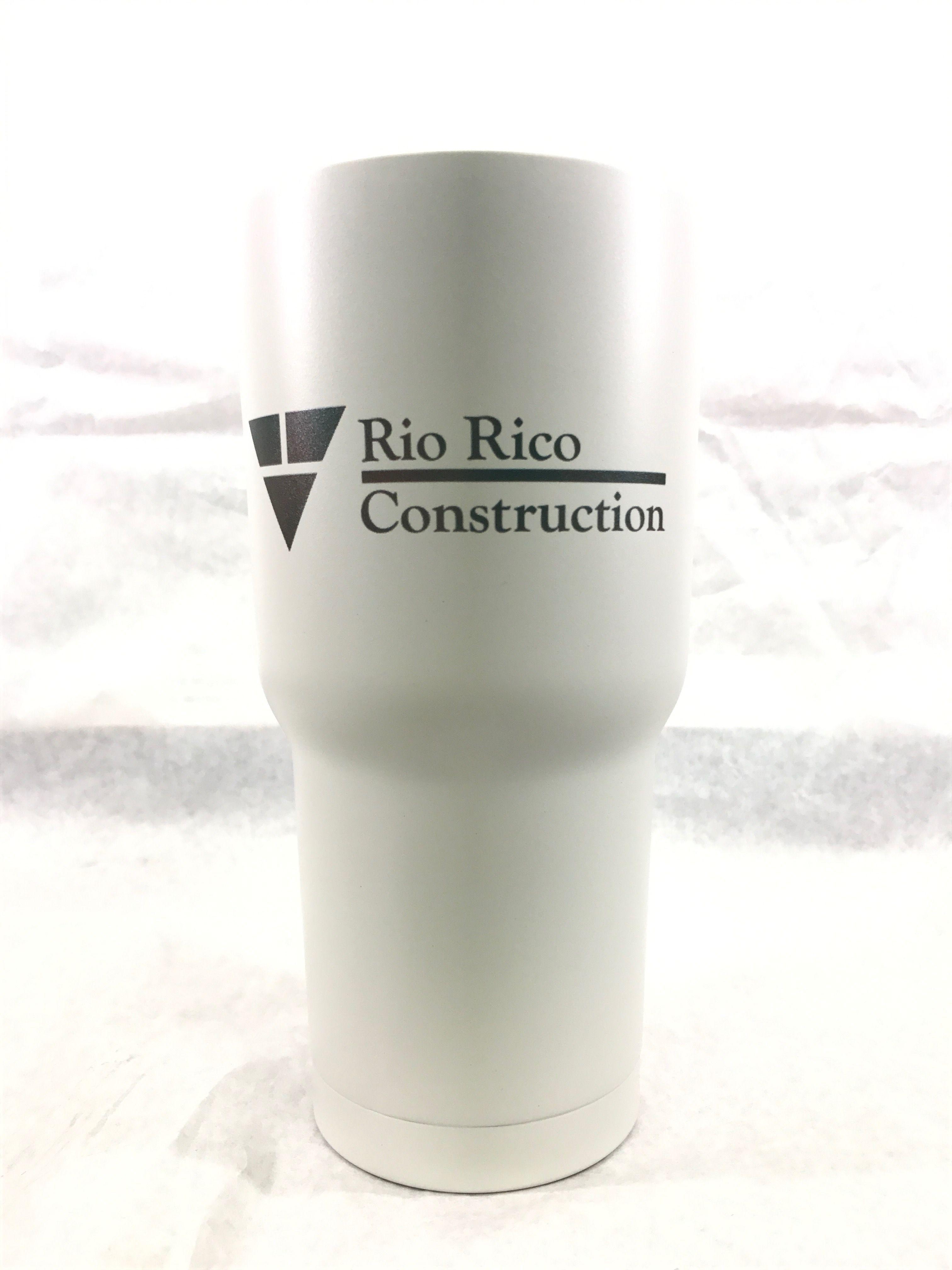 Rtic Logo - custom powder coat 30oz rtic tumbler with no vinyl used for company ...